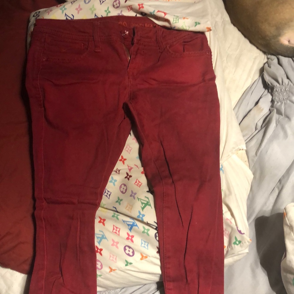 Dollhouse red jeans size 7